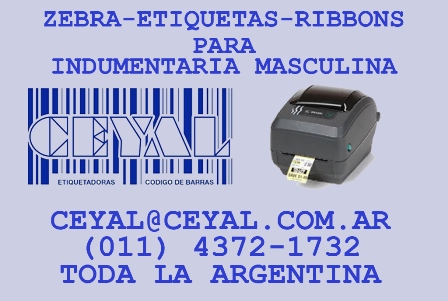 950 etiquetas auto adhesivas para Pantalón Argentina 011 4372 1732