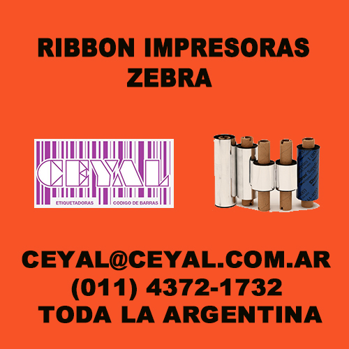 RIBBON IMPRESORA ZEBRA TLP 2844 CEYAL ARGENTINA