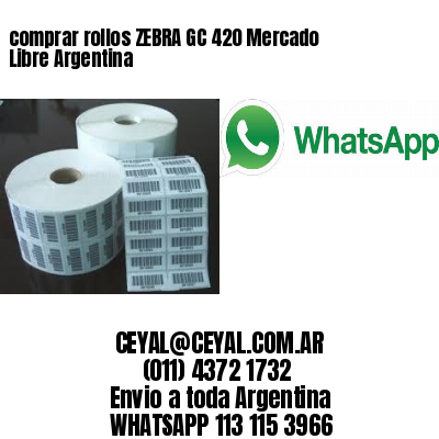 comprar rollos ZEBRA GC 420 Mercado Libre Argentina