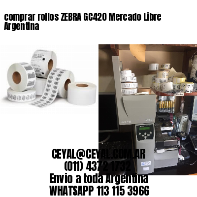comprar rollos ZEBRA GC420 Mercado Libre Argentina
