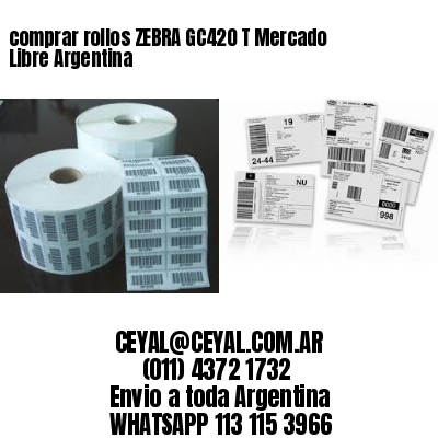 comprar rollos ZEBRA GC420 T Mercado Libre Argentina