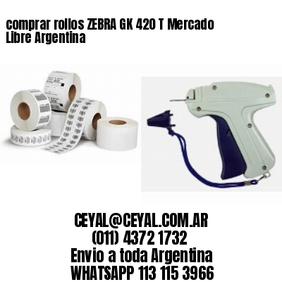comprar rollos ZEBRA GK 420 T Mercado Libre Argentina