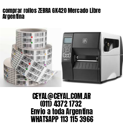 comprar rollos ZEBRA GK420 Mercado Libre Argentina