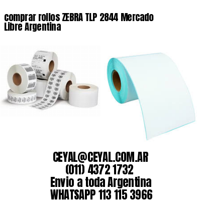 comprar rollos ZEBRA TLP 2844 Mercado Libre Argentina