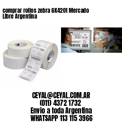 comprar rollos zebra GK420t Mercado Libre Argentina