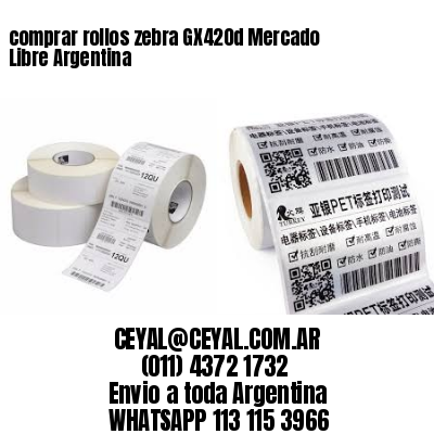 comprar rollos zebra GX420d Mercado Libre Argentina