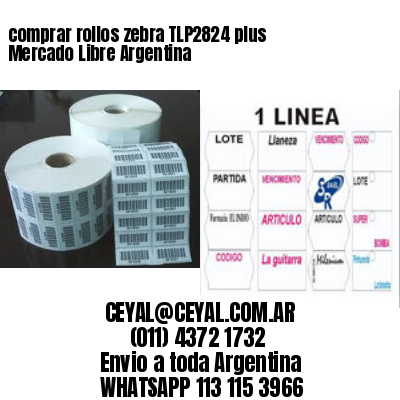 comprar rollos zebra TLP2824 plus Mercado Libre Argentina