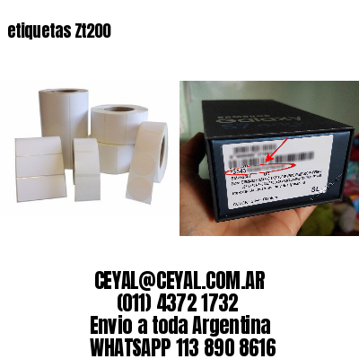 etiquetas Zt200