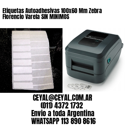 Etiquetas Autoadhesivas 100×60 Mm Zebra  Florencio Varela SIN MINIMOS