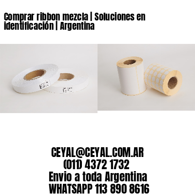 Comprar ribbon mezcla | Soluciones en identificación | Argentina