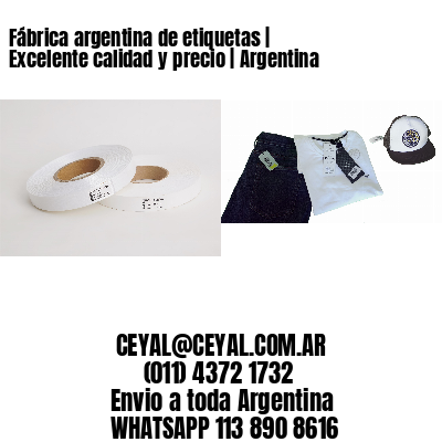 Fábrica argentina de etiquetas | Excelente calidad y precio | Argentina