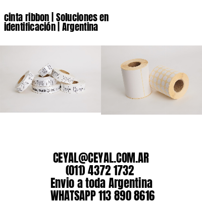 cinta ribbon | Soluciones en identificación | Argentina