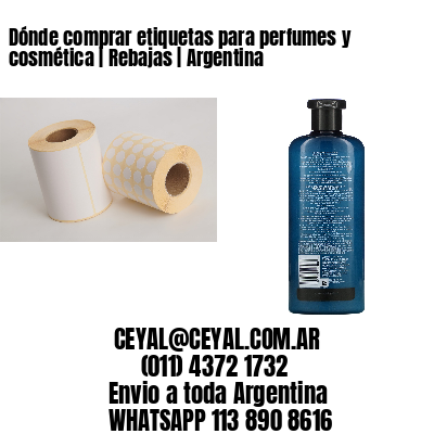 Dónde comprar etiquetas para perfumes y cosmética | Rebajas | Argentina