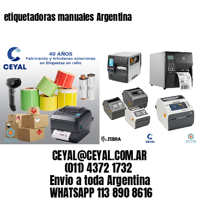 etiquetadoras manuales Argentina