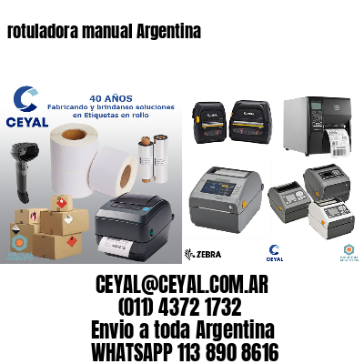 rotuladora manual Argentina