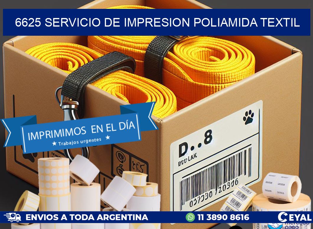 6625 SERVICIO DE IMPRESION POLIAMIDA TEXTIL