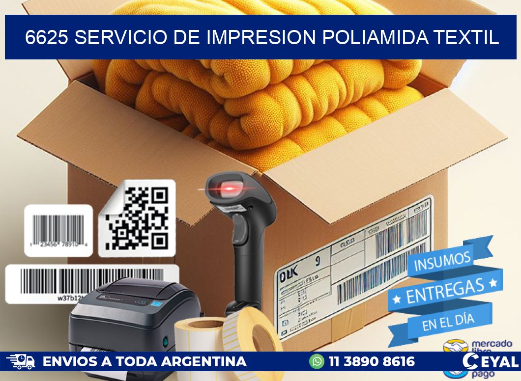 6625 SERVICIO DE IMPRESION POLIAMIDA TEXTIL