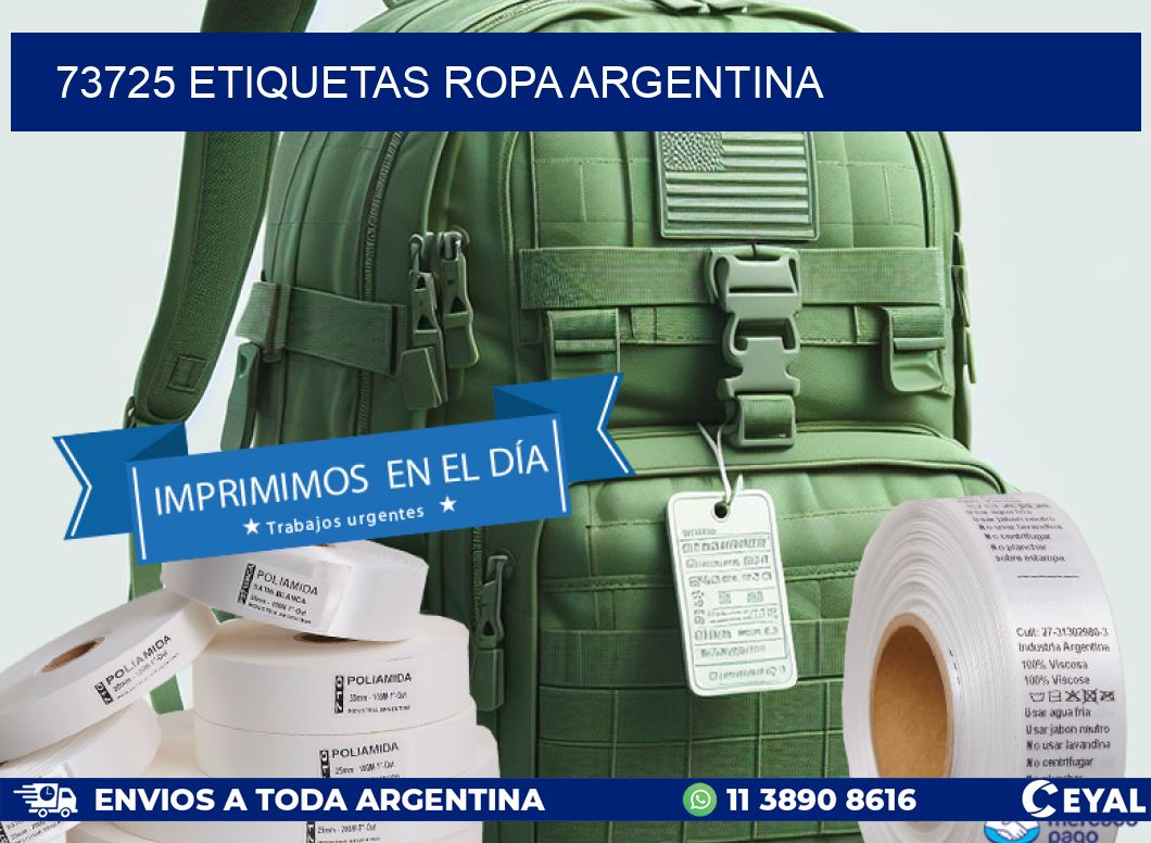73725 ETIQUETAS ROPA ARGENTINA