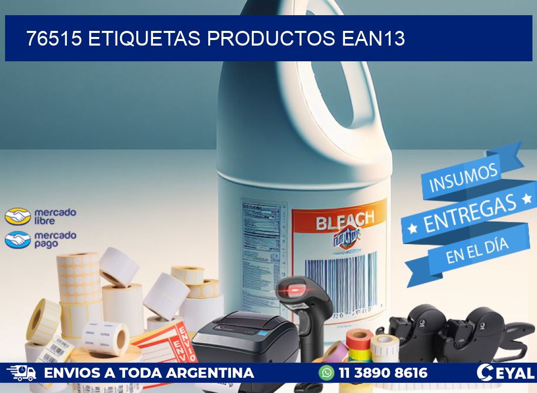 76515 Etiquetas productos ean13
