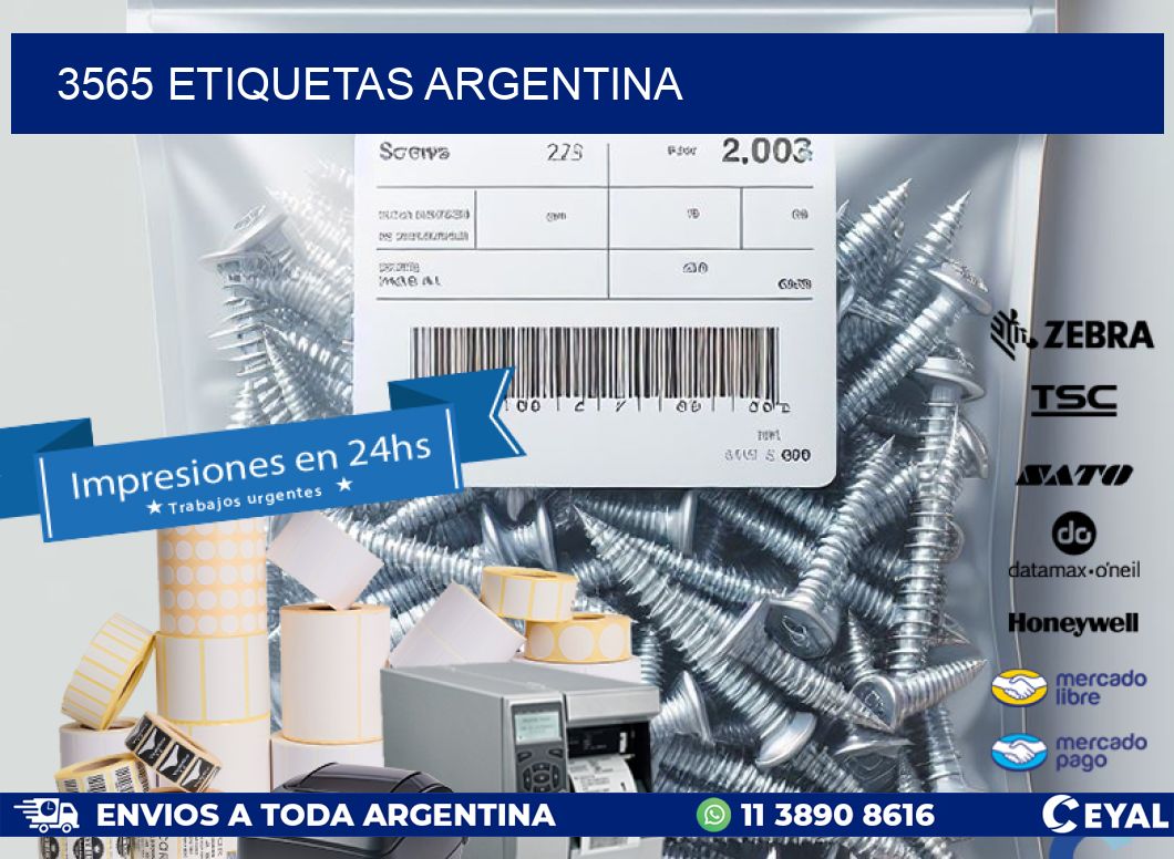 3565 ETIQUETAS ARGENTINA