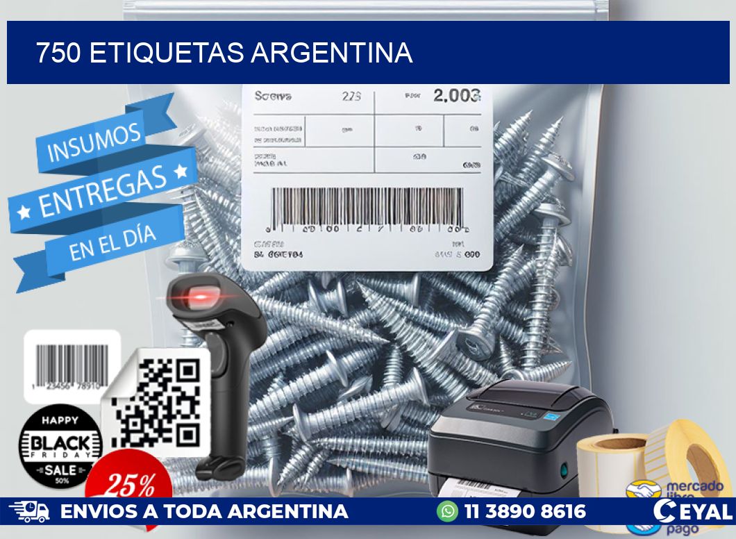 750 ETIQUETAS ARGENTINA